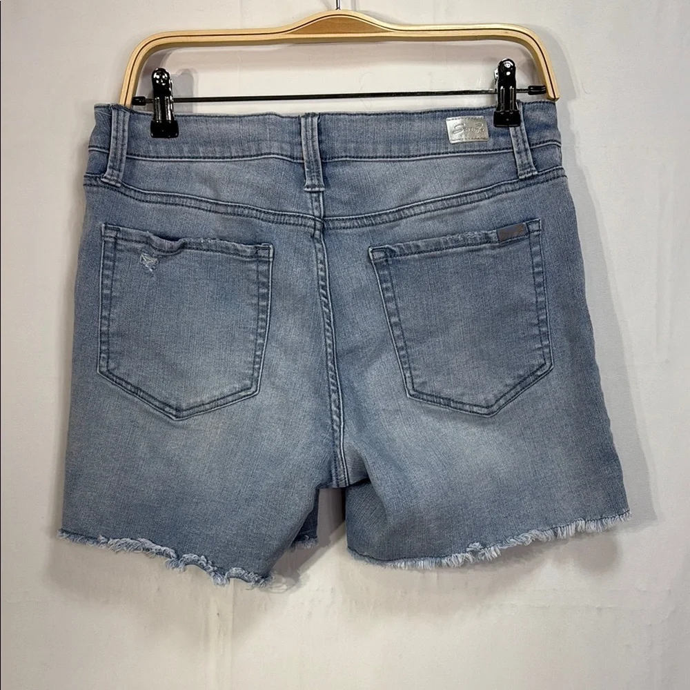 🌽Seven The Weekend Distressed Denim Shorts